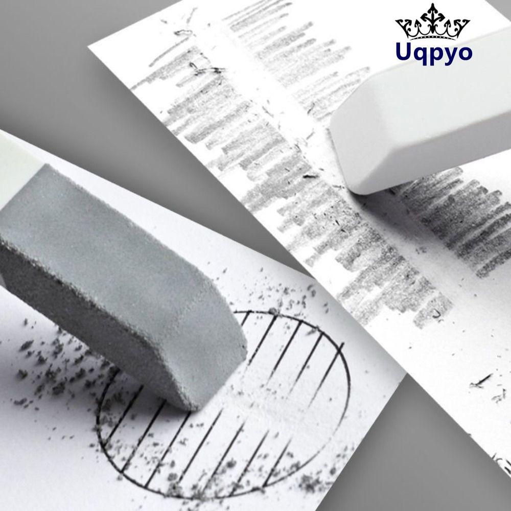 UQPYO 1PCS Frosted Eraser,Dual-use Traceless Sand Eraser,Multi-functional Matte นักเรียนเขียนเครื่อง