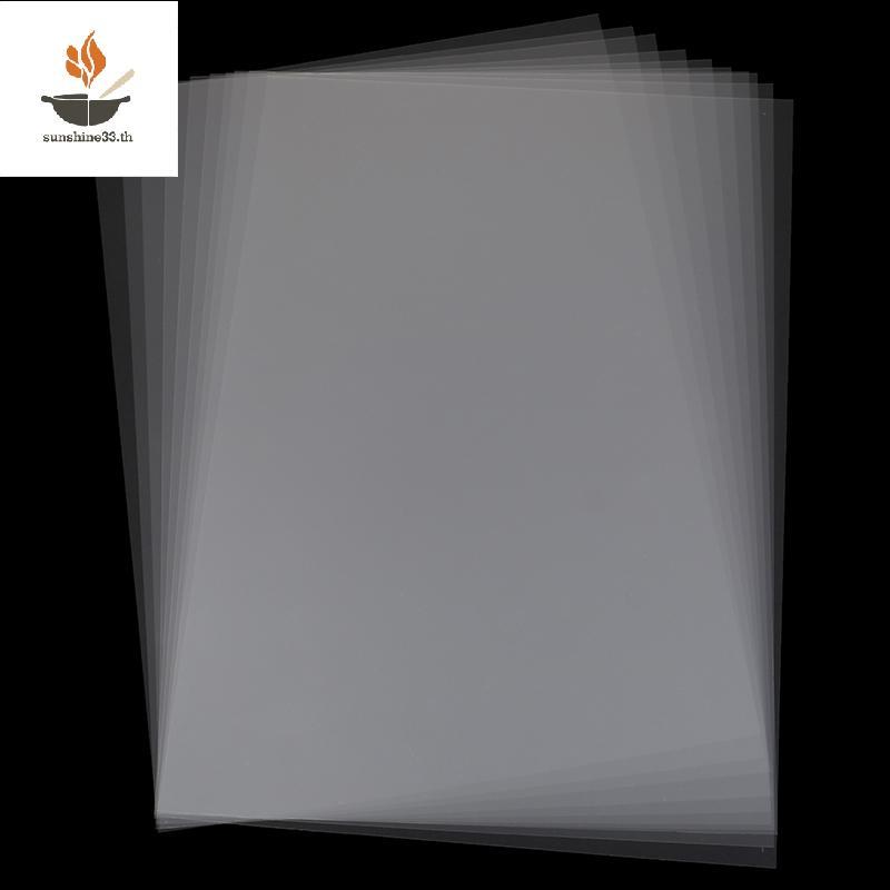 THSUN 10 ชิ้น A4 Inkjet Laser Printing Transparency Film กระดาษถ่ายภาพ PCB Stencils TH