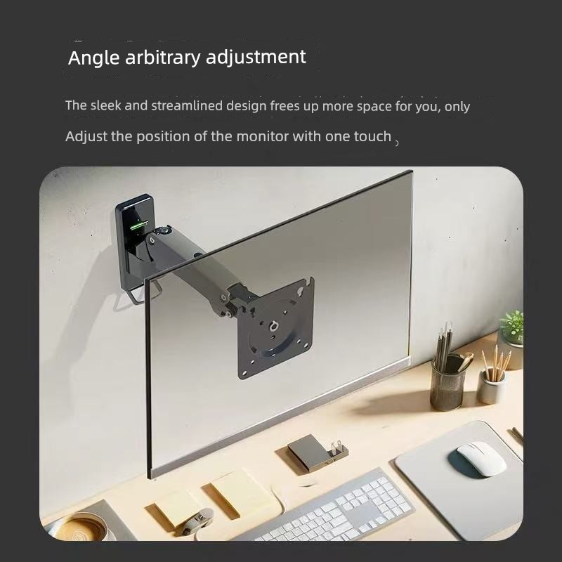 แขนจับจอ ขาตั้งจอคอม NB F120/F150ขาตั้งจอแสดงผลแบบติดผนังแบบหมุนได้แบบพับเก็บได้สากลแบบติดผนังคอมพิว