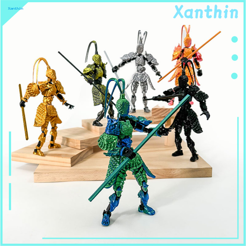 3d พิมพ์ Wukong รูป Wukong รุ่น 3d พิมพ์ Wukong Action Figure พร้อมข้อต่อที่สามารถเคลื่อนย้าย – Monk