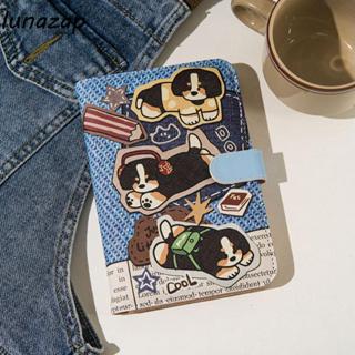 LUNAZAP Cat Leather Passport Bag, Card Case Airplane Check-i…