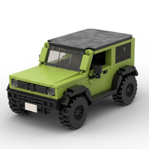 ชุดบล็อกตัวต่อรถยนต์ออฟโรด Suzuki Jimny ของเล่นสําหรับเด็ก 409 ชิ้น ประกอบรถแข่งรถโมเดล
