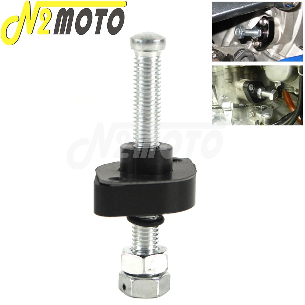 T-รถจักรยานยนต์สีดำคู่มือ Cam Timing Chain Tensioner สำหรับ Yamaha FZ6 FZ1 YZF FZR GTS 600 750 1000 