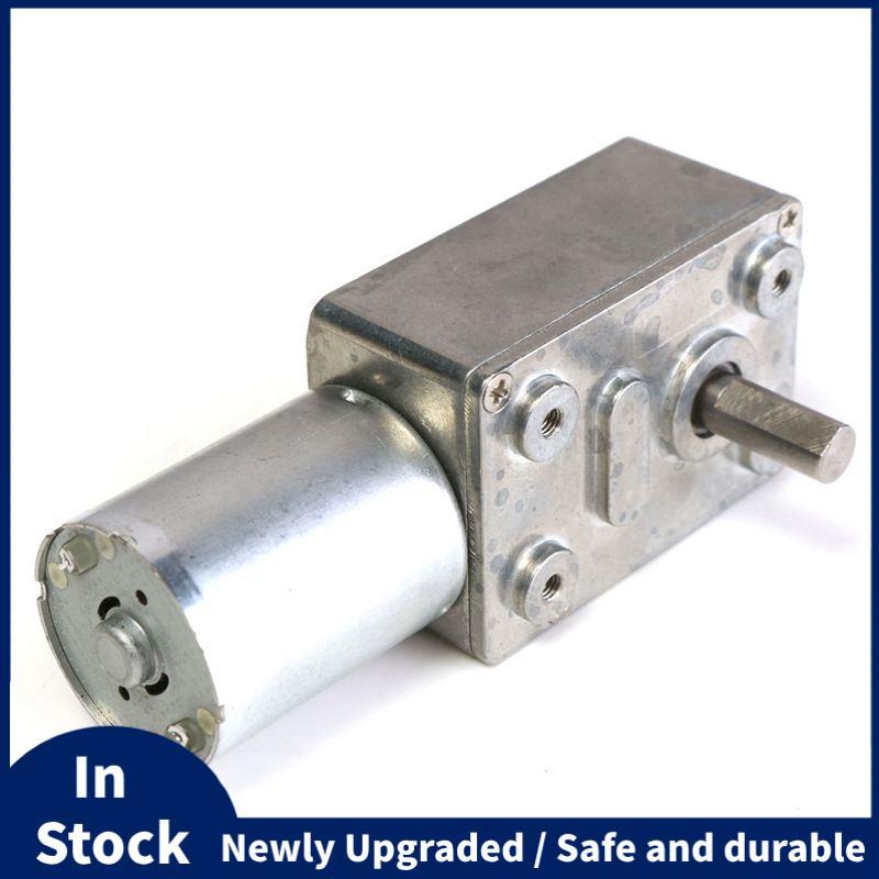 GW370 12V 6rpm Reversible High Worm Geared Motor Torque Turbo DC Motor 35A