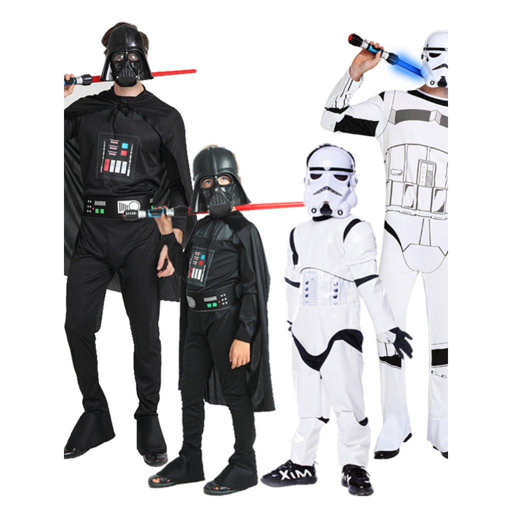 Cos The Force Awakening Darth Vader White Soldier Mask