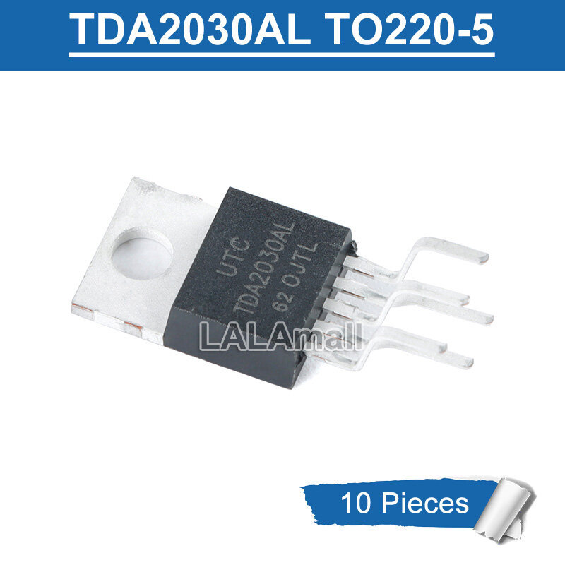 10pcs UTC TDA2030AL TO-220-5 18W HI-FI เครื่องขยายเสียงไดร์เวอร์ชิป IC เดิม