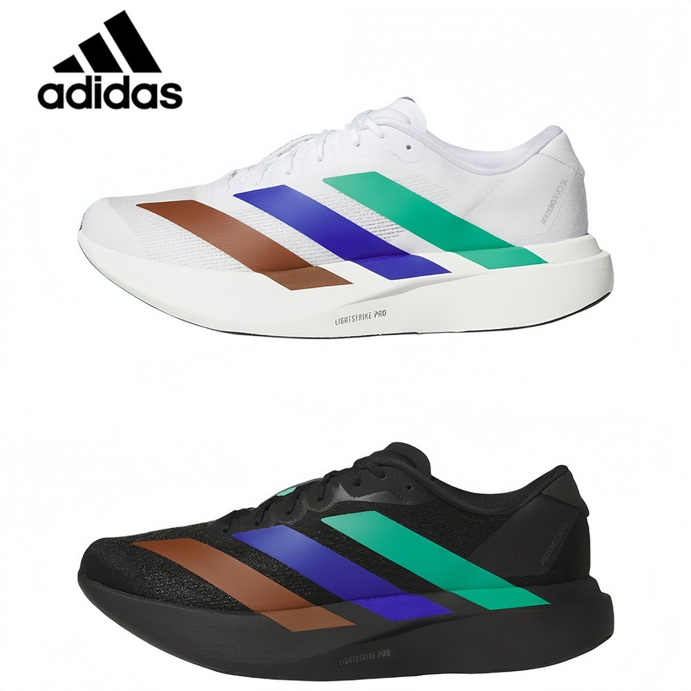 Humanrace x adidas Adizero Evo SL รองเท้าวิ่ง Low-Top สวมใส่ง่ายสำหรับผู้ชาย สีขาวยอดนิยม KI3393