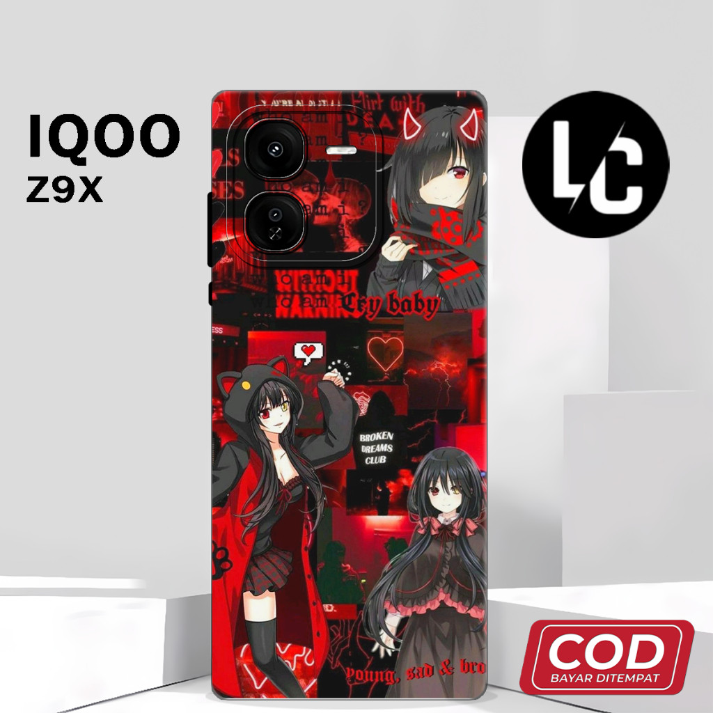 ( AQ 42 ) ยืดหยุ่นยาง Softcase สําหรับ vivo iQOO Z9x ซิลิโคน l Pro กล้อง l ล่าสุด casual l เคสสําหรั