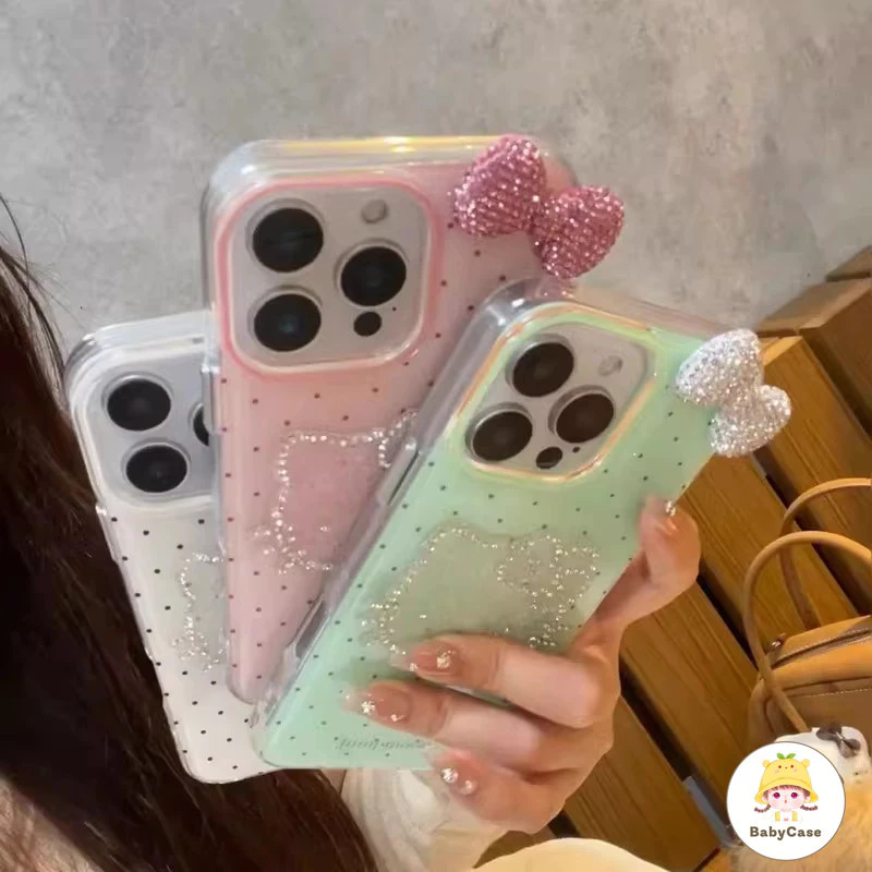 เหมาะสำหรับ IPhone 13 17 16 12 15 11 14 Pro Max 15 11 Pro 15 Plus 14 Plus 16 Plus เคสโทรศัพท์ลายจุดเรียบง่าย ดูดีมีสไตล์