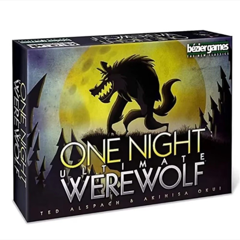 เวอร์ชันภาษาอังกฤษ Overnight Werewolf Board Game Toy One Night Ultimate Werewolf Overnight Werewolf 