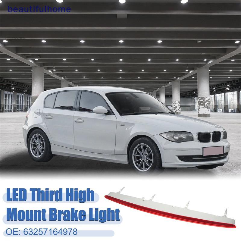 [ใหม่] LED รถ 3RD ไฟเบรคที่สามด้านหลังสูงหยุดโคมไฟไฟเตือนสําหรับ BMW 1 Series 128I 135I M E82 E88 20
