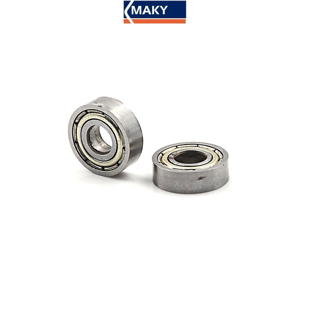 MAKY 10 ชิ้นแบริ่งขนาดเล็ก 695ZZ 695-Z ที่แม่นยําทนทานแบริ่ง 5x13x4 มิลลิเมตร TH