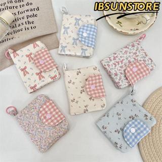 กระเป๋าสตางค์ลายดอกไม้จากไอแบซันสโตเรส ขนาดกะทัดรัด พกพาสะดว…