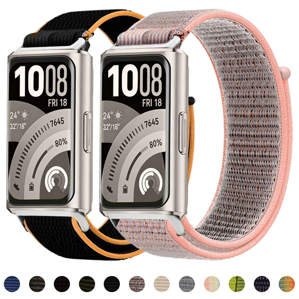 สายรัดห่วงไนลอนสําหรับ Huawei Band 11 / 11 Pro Smartwatch กีฬาเปลี่ยนสร้อยข้อมือเข็มขัดอุปกรณ์เสริมสําหรับ Huawei Band 11 Pro