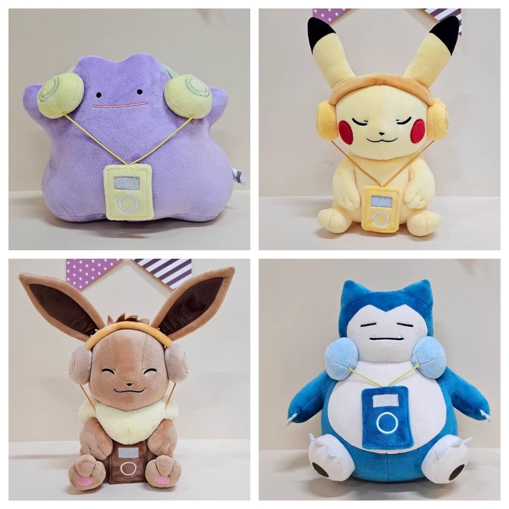 เกาหลี Daigou Pokémon PokémonสวมหูฟังหลากหลายMonster Kabi Beast Jennyเต่าตุ๊กตาตุ๊กตา