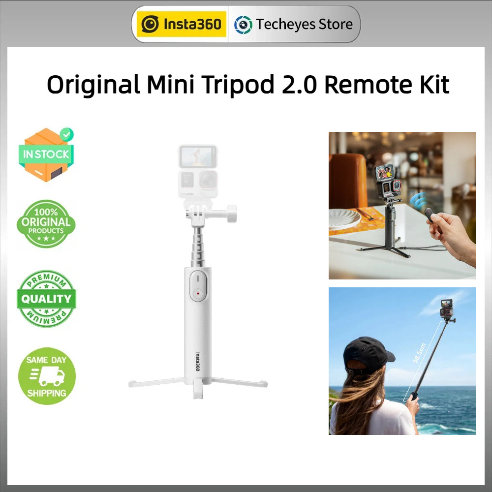Insta360 Mini 2-in-1 ขาตั้งกล้อง 2.0 สําหรับ Insta360 GO Ultra/X5/Ace Pro 2/X4 Air/GO 3S/X4/Insta360
