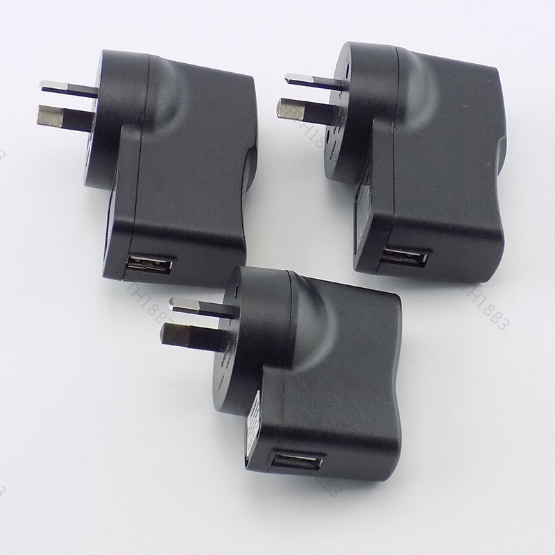 Universal Australia AU ปลั๊กอะแดปเตอร์ 5V 1A 2A 3A USB Wall Charger แหล่งจ่ายไฟ Travel Adapter ชาร์จ