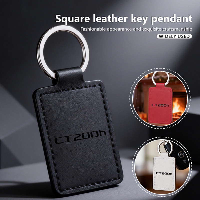 สําหรับ Lexus หนัง Fob ชุดพวงกุญแจสี่เหลี่ยม CT ES GS NX IS250 CT200h IS300h ES300h ERX400h NX300h