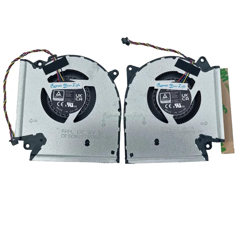 แล็ปท็อป CPU GPU พัดลมระบายความร้อนสําหรับ Asus ROG Strix G513R G713R G513RM G513RC G513RS G513RW 13