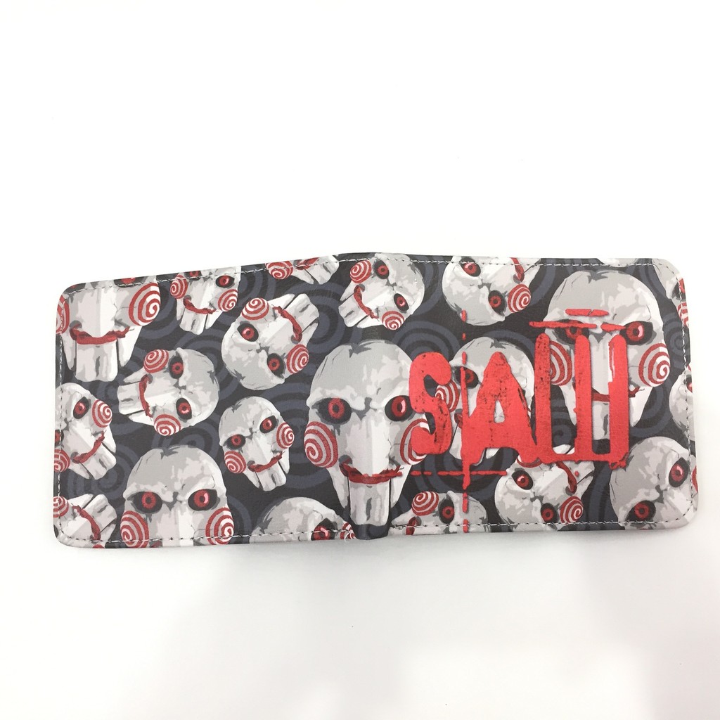 กระเป๋าสตางค์ PU กระเป๋าสตางค์อนิเมะ Thriller Horror Chainsaw Horror Wallet UIM0
