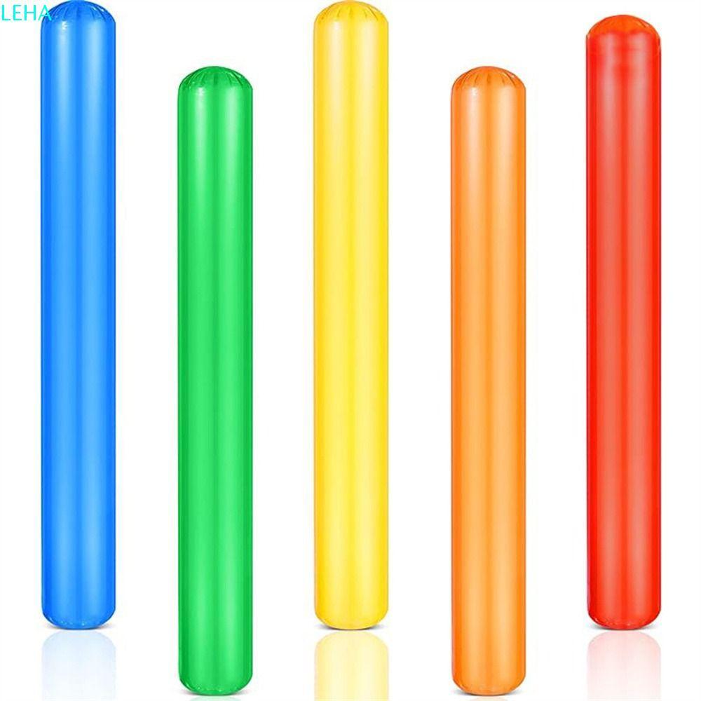 LEAH Inflatable Cheer Sticks, Float Water Noodles Inflatable Toys Pool Inflatable Sticks, Water Game