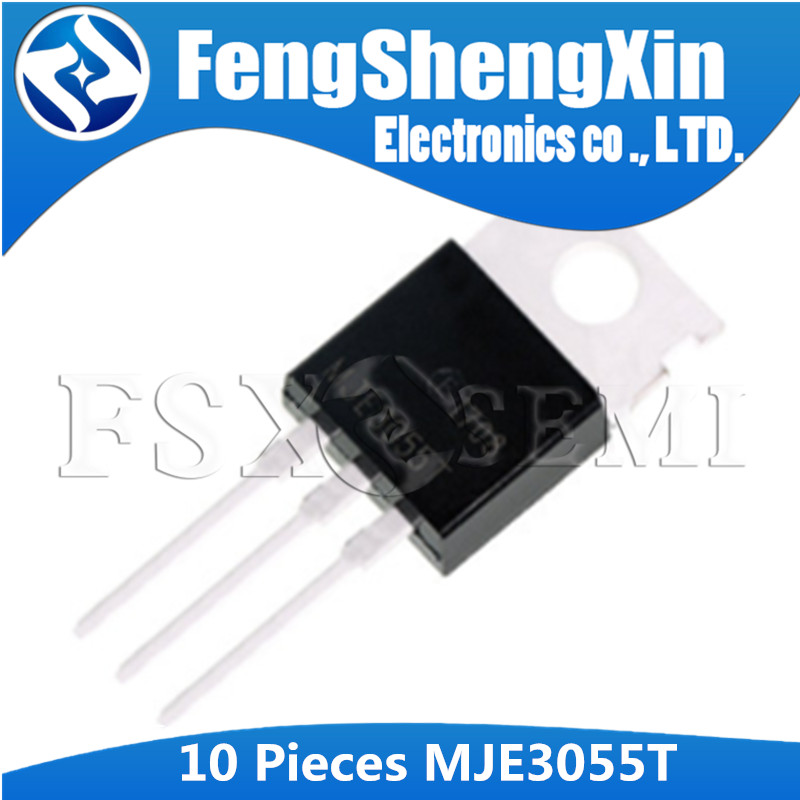 10 ชิ้น/ล็อต MJE3055T MJE3055 TO-220 NPN Power ทรานซิสเตอร์