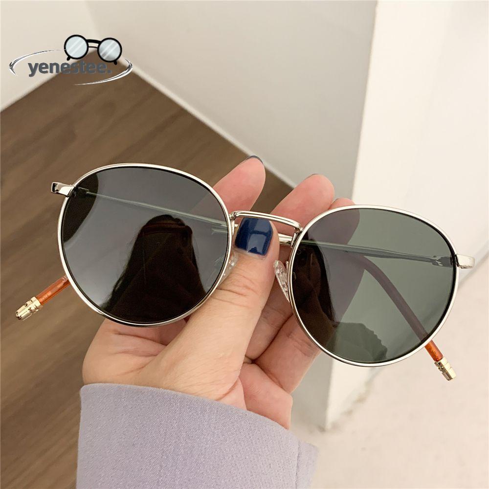 YENESTEE Round Sun Glasses Fashion UV400 Glasses Womens Glasses