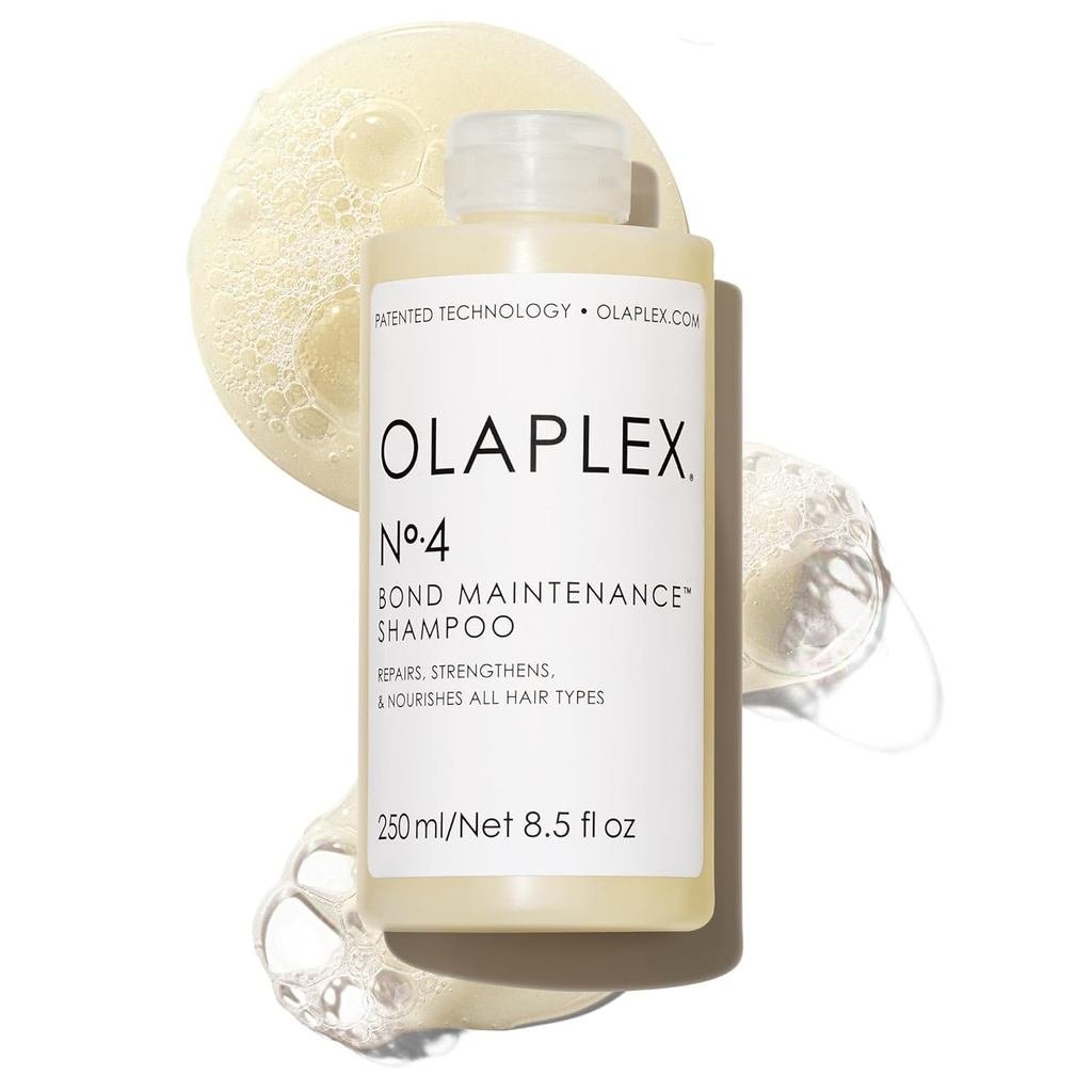 Olaplex No. 4 Bond Maintenance Shampoo, Repairs, Strengthens, & Nourishes All Hair Types, Adds Shine