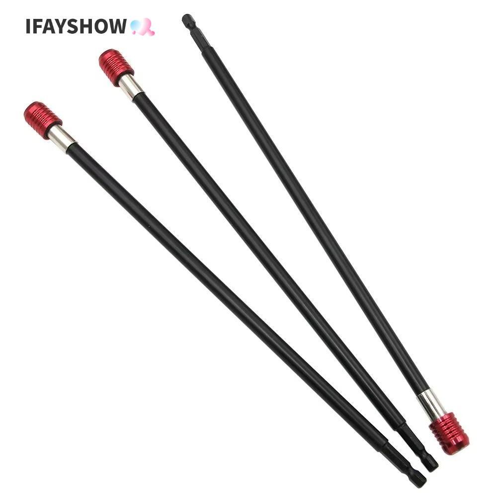 IFAYSHOW Self-locking Extension Rod,ยาว 300 มม.ไขควงขยายRod,Quick Release Hexagonal Shankเครื่องมืออุปกรณ์เสริมสว่านไฟฟ้าไดร์เวอร์