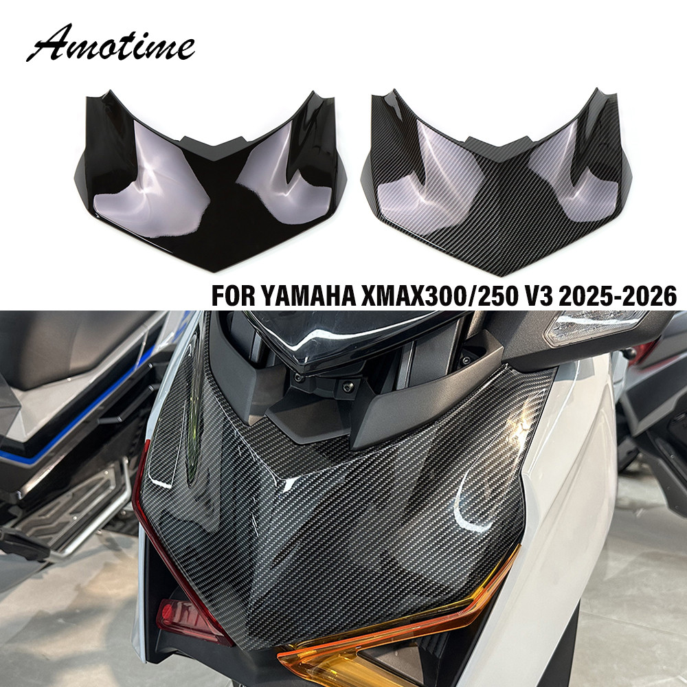 Eฝาครอบด้านบนส่วนบนของไฟหน้ารถมอเตอร์ไซค์ สำหรับ Yamaha X-MAX 300 X MAX 300 V3 ปี 2025 2026