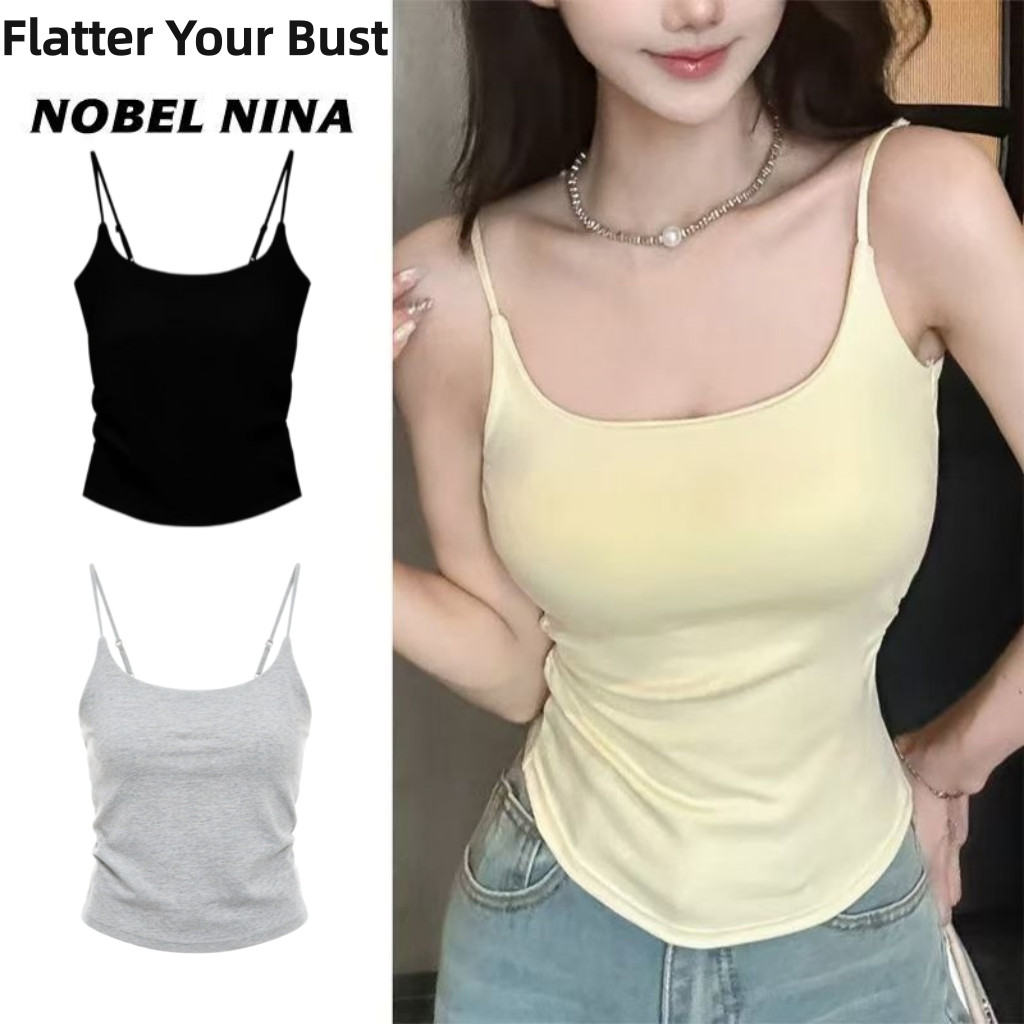 เสื้อกั๊กผู้หญิ  สตรีแบบเซ็กซี่ พร้อมแผ่นเสริมเต้านม กระชับเอว ทำจากผ้าฝ้ายแท้