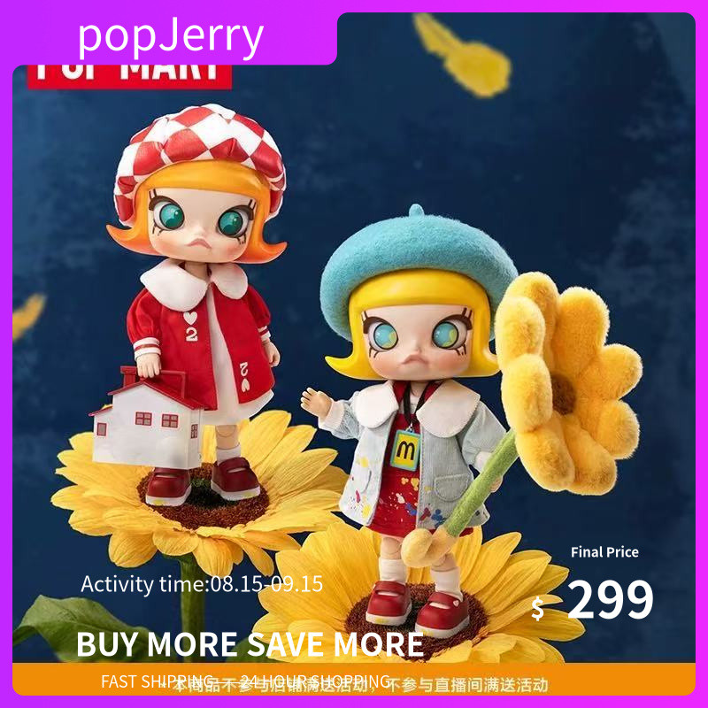 POPMART POPMART MOLLY 20th Anniversary Series 1/8 Action Figure Mystery Box Gift