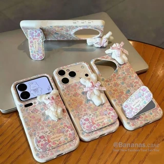 น่ารักการ์ตูนดอกไม้กระต่ายเคสโทรศัพท์สําหรับiPhone 17 16 15 14 13 12 11 Pro Max X Xr Xs Max 7 8 Plus SE2020