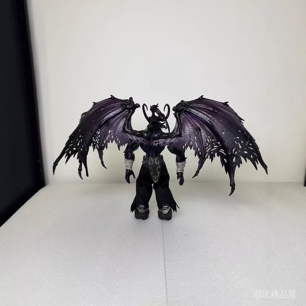Demon World  Illidan Furious Wind GK Can Be Sent Fluorescence Boxed Statue