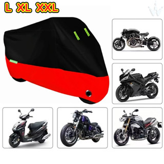 ใหม่ผ้าคลุมรถจักรยานยนต์ L/XL/XXL กันฝนกลางแจ้งใช้กับล็อคฝาค…