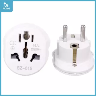 UORRIS 16A 4000W อะแดปเตอร์สำหรับการเดินทางของสหภาพยุโรปตัวแปลงยุโรปยุโรปปลั๊กปลั๊กไฟ AC เป็นสหภาพยุโรปขนาด 250V
