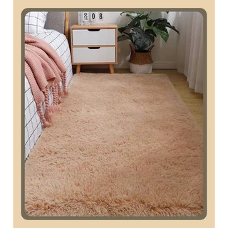 OTA พรม 80X160CMพรมห้องนอน พรมขาวล้วน พรมห้องนั่งเล่น พรมขนมิ้งค์ มีหลายขนาด ขนนิ่ม พรหมปูพื้น ตกแต่งสวย ทำความสะอาดง่าย