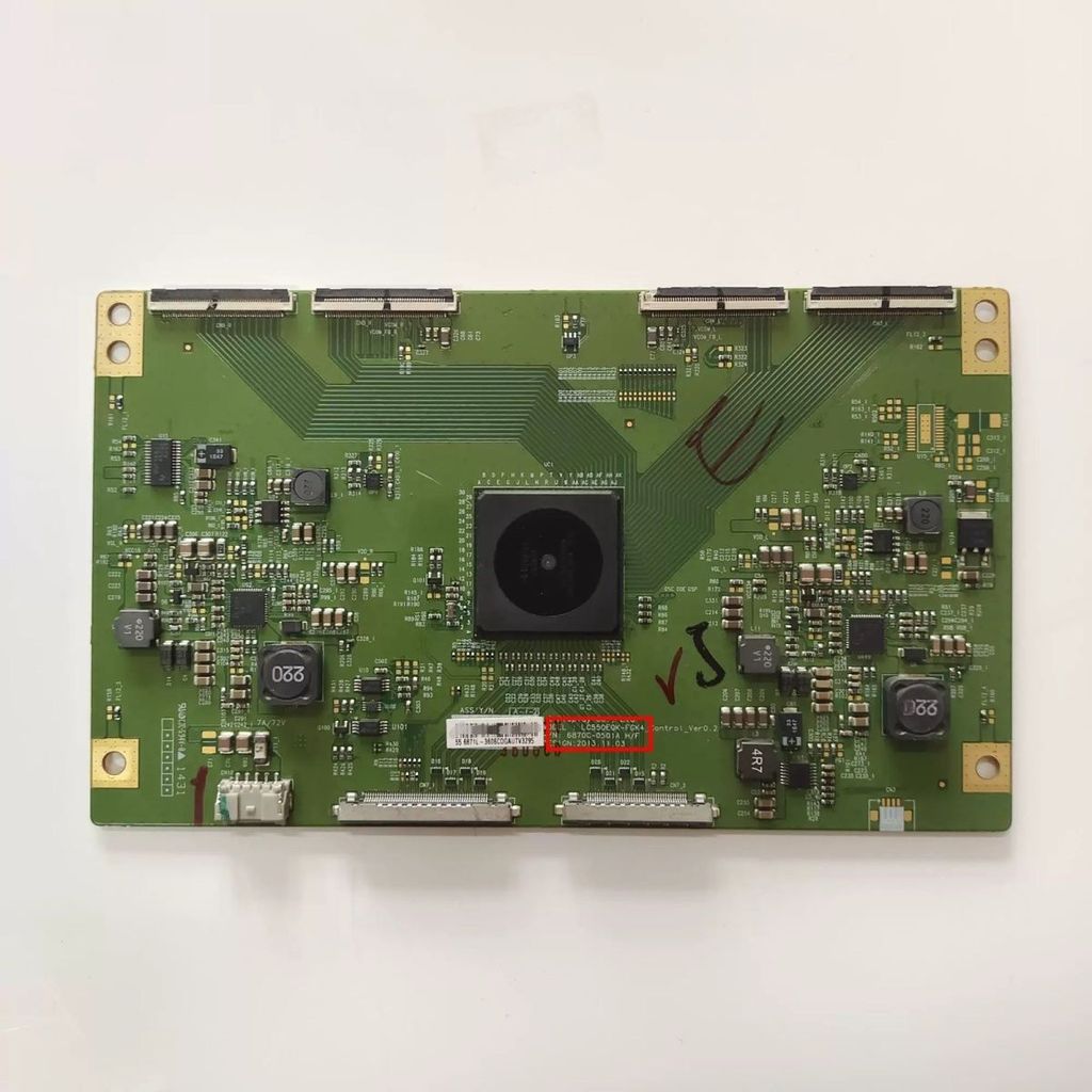 บอร์ดลอจิก Sony KD-55X8500B รุ่น 6870C-0501A สำหรับจอ LC550EQK1-FGK4 อะไหล่แท้ ทดสอบดีแล้ว (มือสอง)