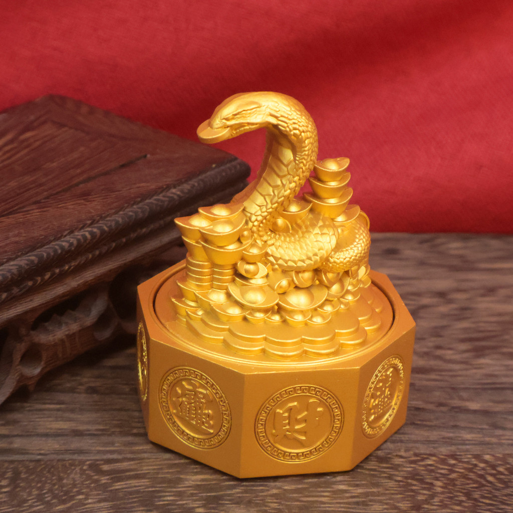 Zodiac Cornucopia เปลี่ยนเครื่องประดับ Mascot Zodiac Lucky งูตกแต่งบ้านของขวัญ Lucky เครื่องประดับ 2