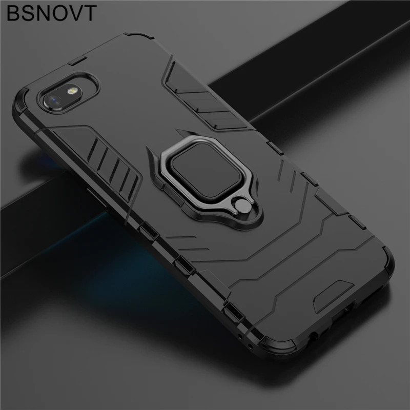 KING CASE สําหรับ OPPO A1K REALME C2 IRING CASE ROTARY STANDING TRANSFORMER ANTI SHOCKPROOF CASING F