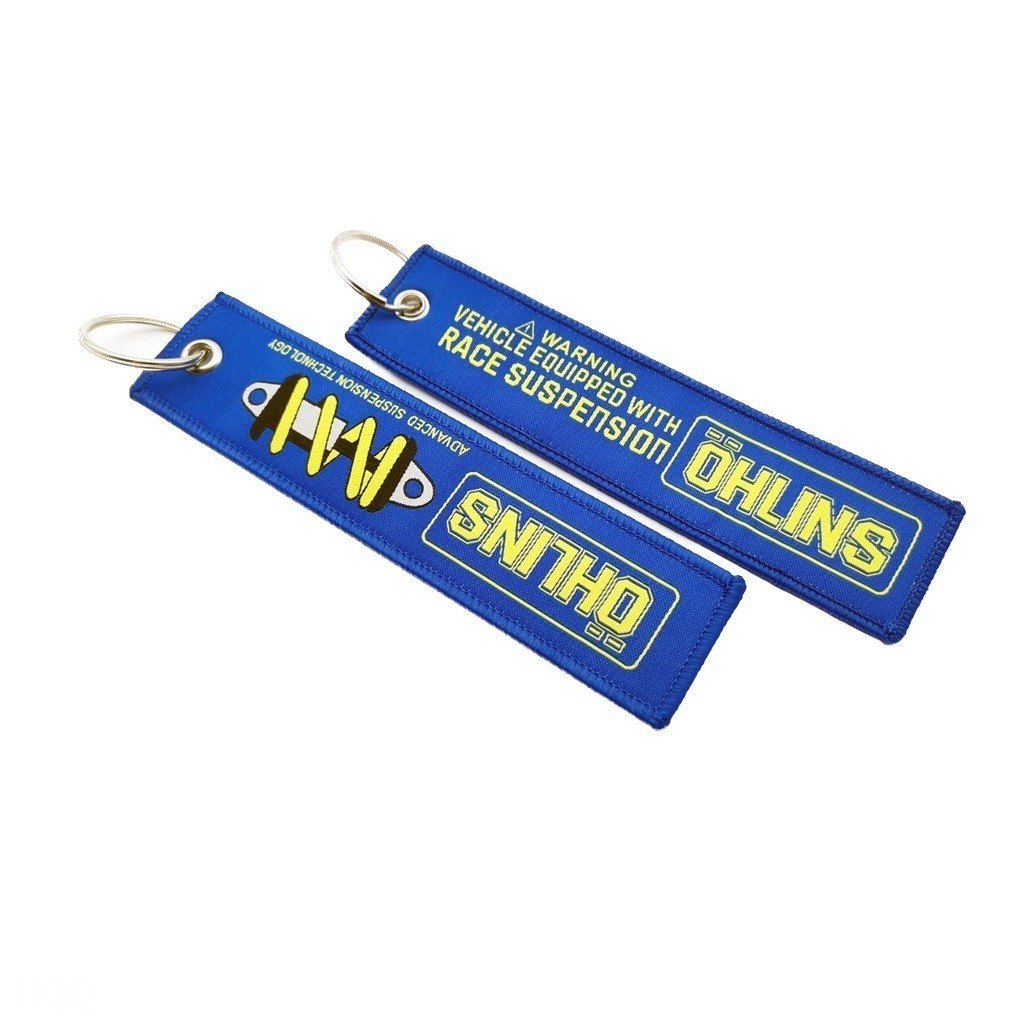 OHLINS Suspension Car Accessories Keytag พวงกุญแจ - พวงกุญแจสไตล์ JDM สําหรับคีย์, บัตรประจําตัว, แล