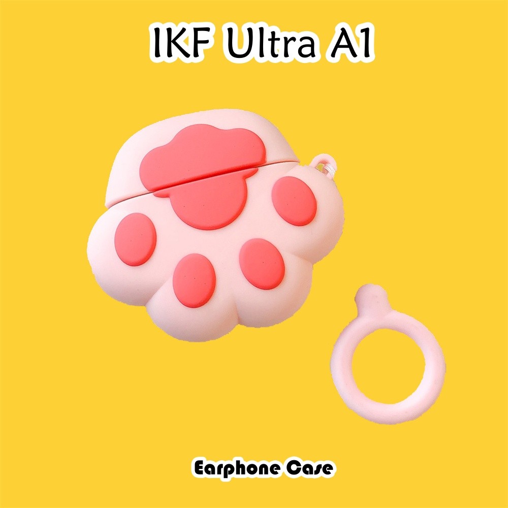 YoshidaFor IKF Ultra A1 Case Casing Soft Silicone Headphone Case Niche Cartoon Series NO.1