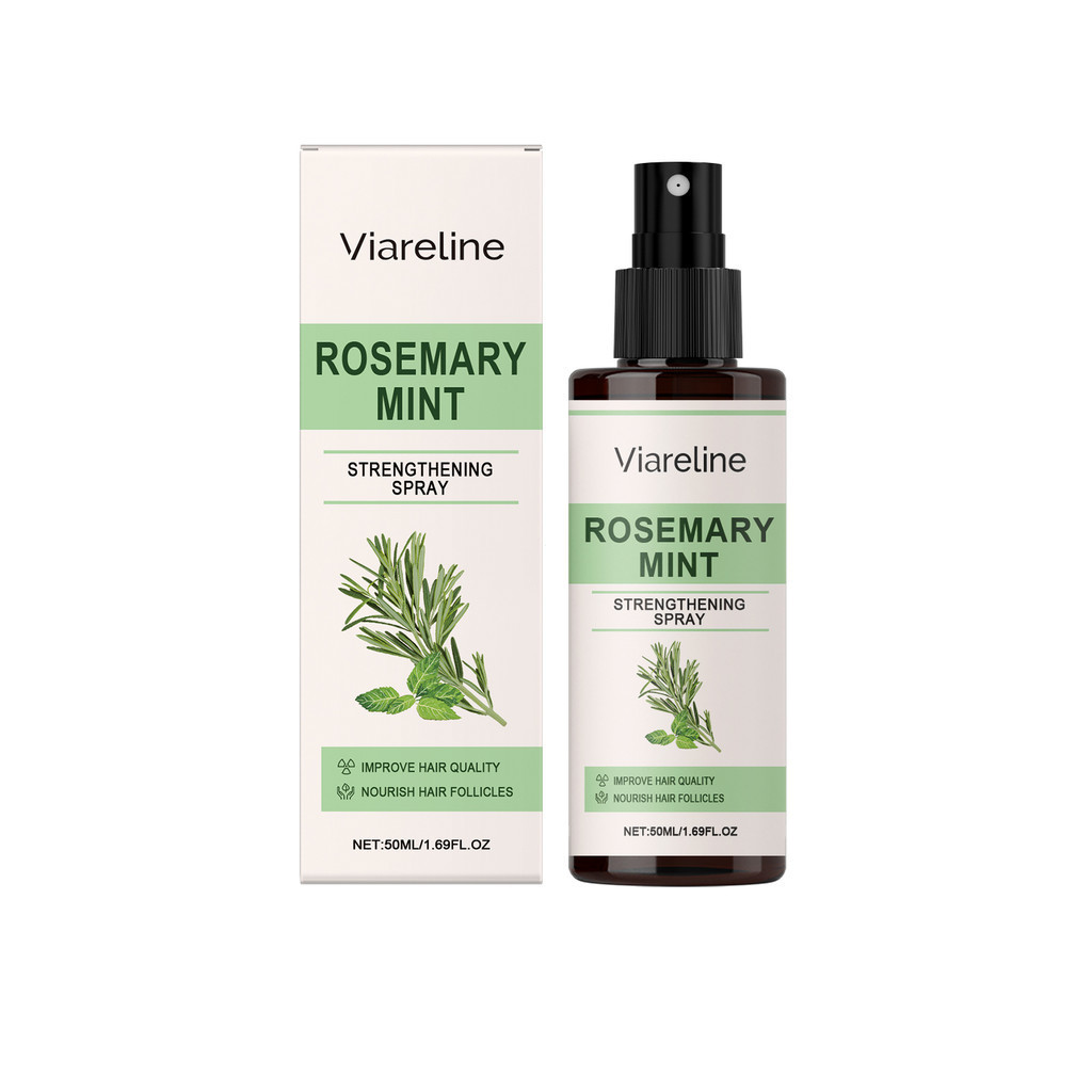 Viareline Rosemary Mint Leave-In Hair Care Spray Soft Shiny Moisturizing Hair Care Spray