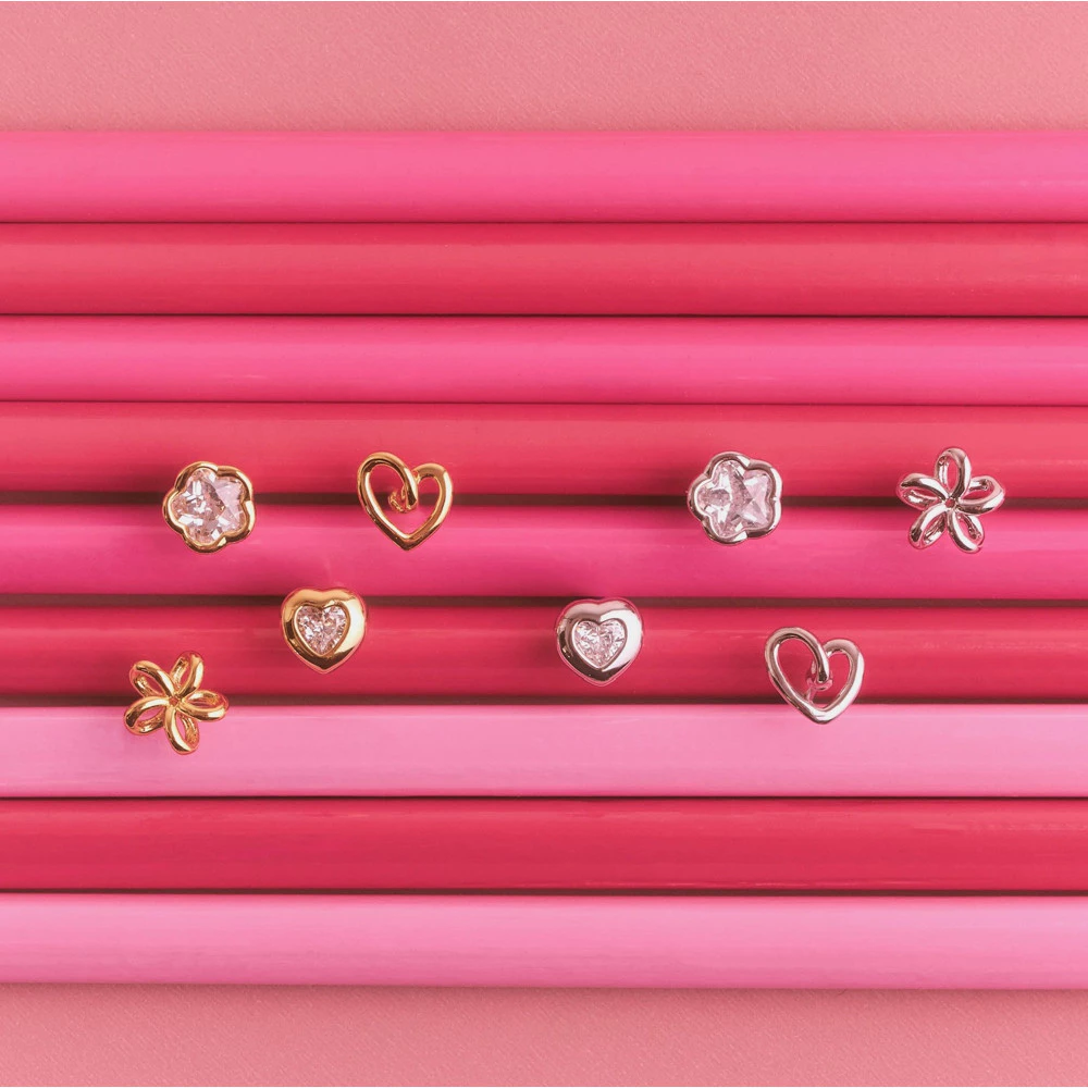 YVIS Lazy Pins Brass Set - Doodle Collection