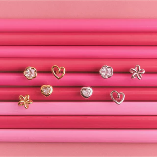 YVIS Lazy Pins Brass Set - Doodle Collection