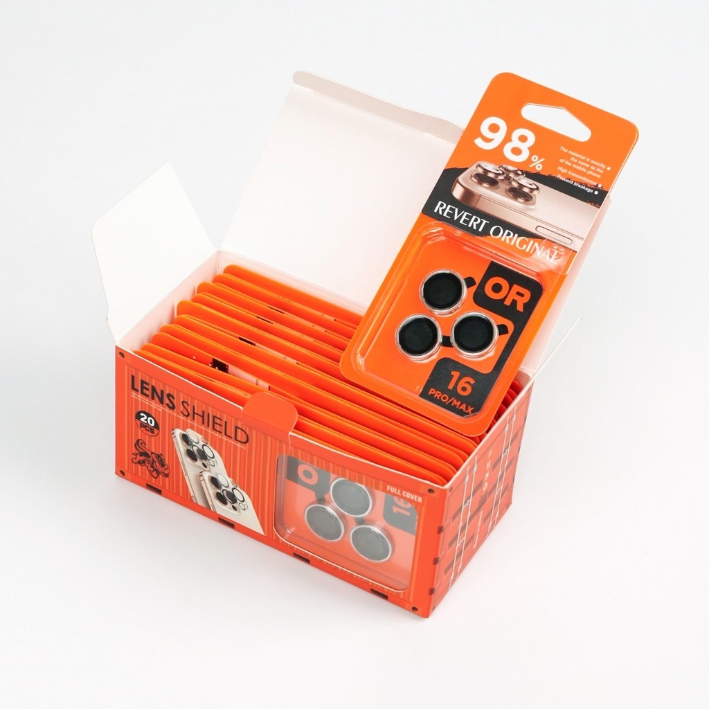 ใหม่! ฟิล์มเลนส์ไทเทเนียม สีตามเครื่องจริง 1:1 ปกป้องระดับพรีเมียม สำหรับ iPhone 17PROMAX 16PLUS 15 14PRO 13PROMAX 12PRO - รูปที่ 2