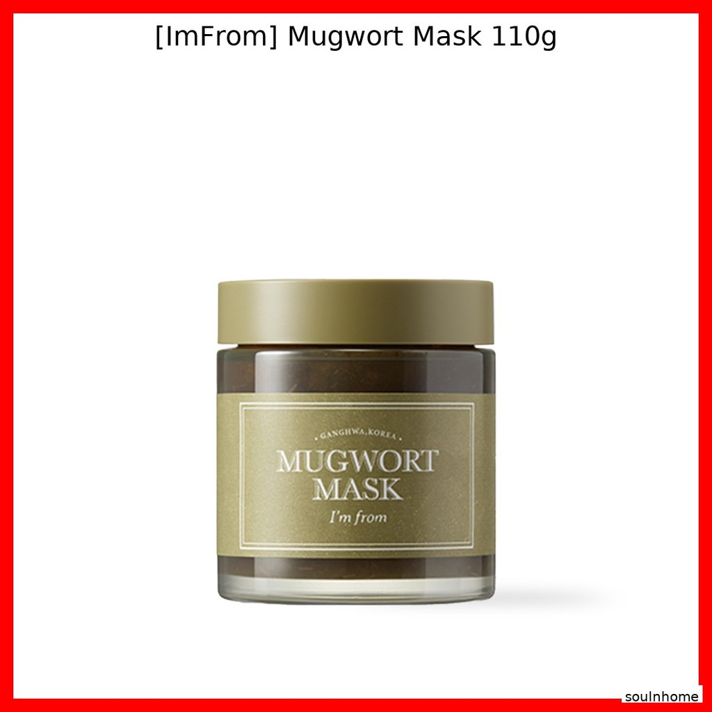 [ฉันมาจาก] Mugwort Mask 110g / Korean Mugwort Mask / Revitalizing Treatment by soulnhome