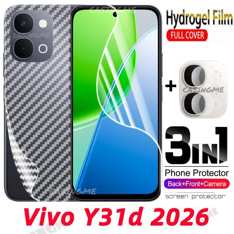 Vivo Y31d 2026 ด้านหน้าด้านหลังคลุมทั้งหมดป้องกันฟิล์มHydrogelสําหรับVivo Y31d Y31d Y31d Y31d Y31 d 