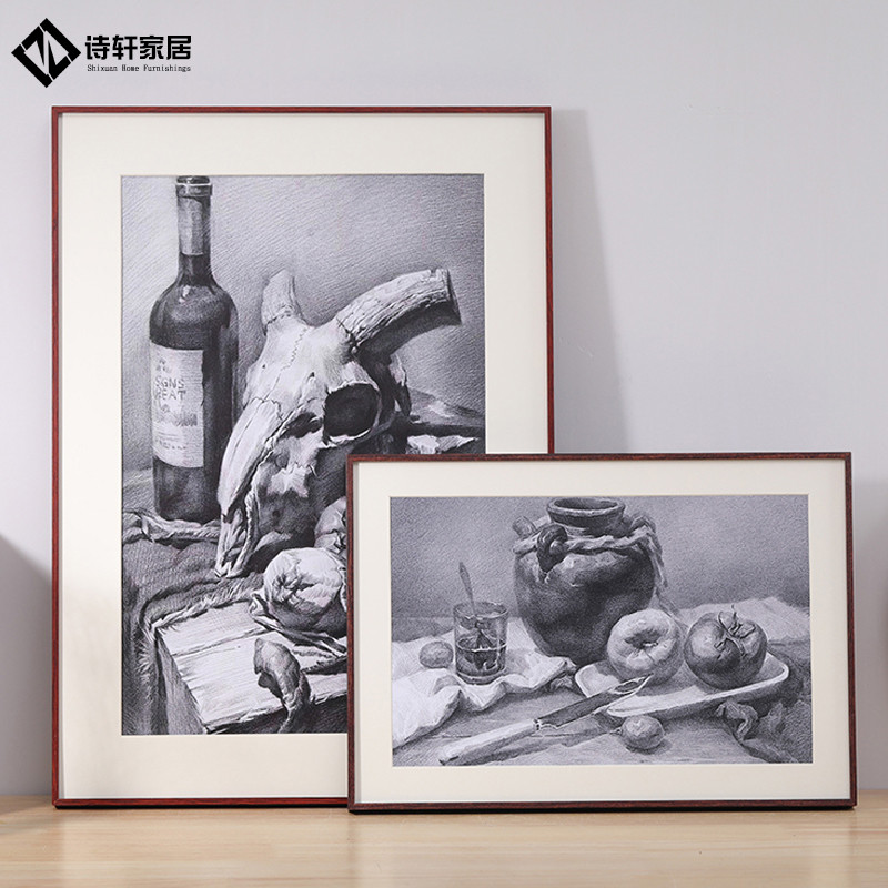 กรอบรูป a3 กรอบรูป a2 Simple อลูมิเนียมอัลลอยด์ Sketch กรอบรูปแขวนผนัง a3 กรอบรูป Custom-Made A4 ติด