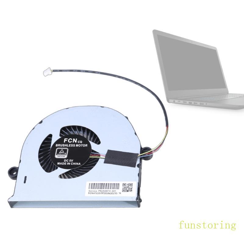 FUN 4Pin โน้ตบุ๊ค CPU พัดลมระบายความร้อน DC5V 12V 0 5A CPU Coolers สําหรับ FX63V FZ63VD FX63VD
